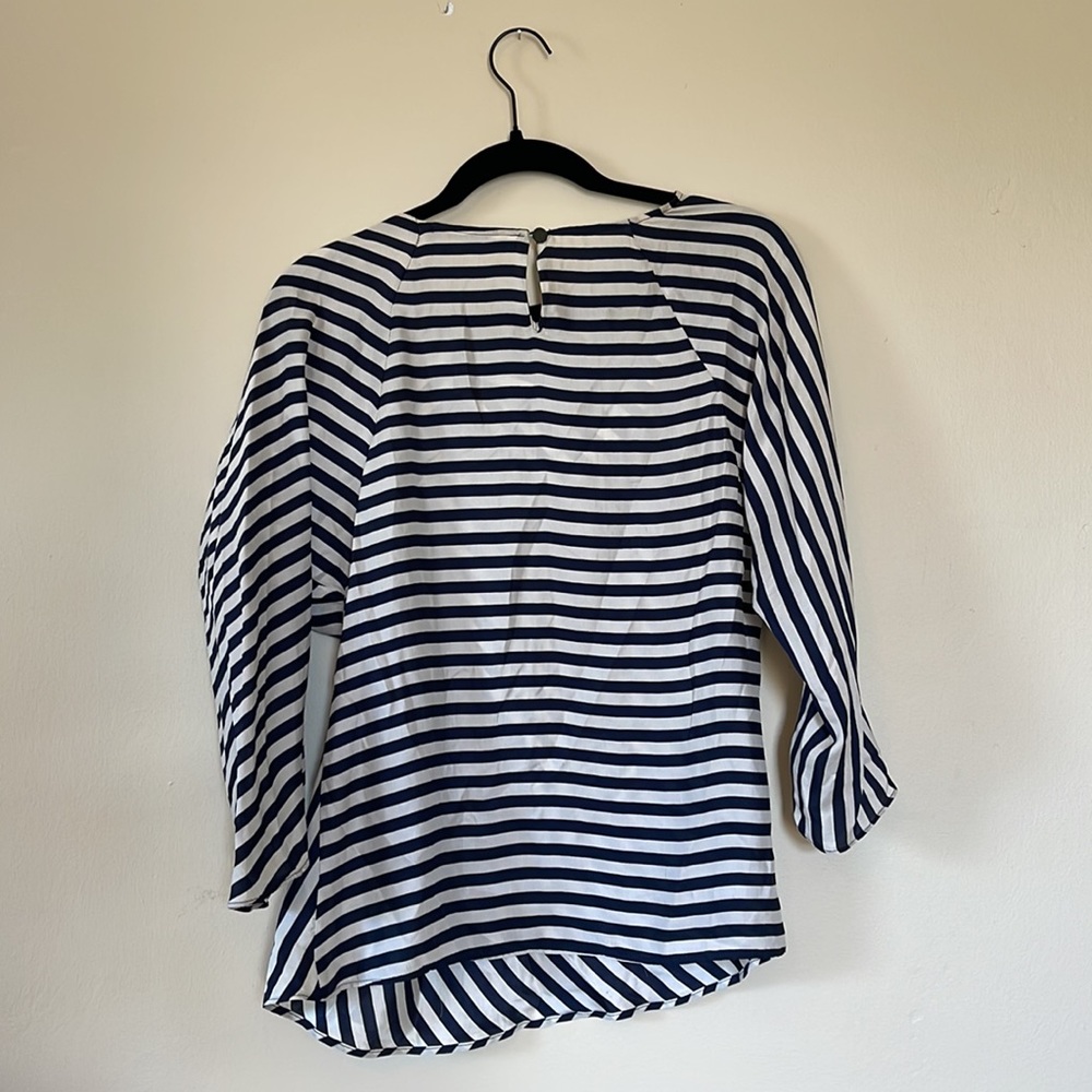 Zara Long Sleeve Striped Shirt - Picture 2 of 3